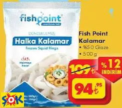 FİSH POİNT KALAMAR %50 GLAZE 500 G FİSH POİNT KALAMAR %50 GLAZE 500 G